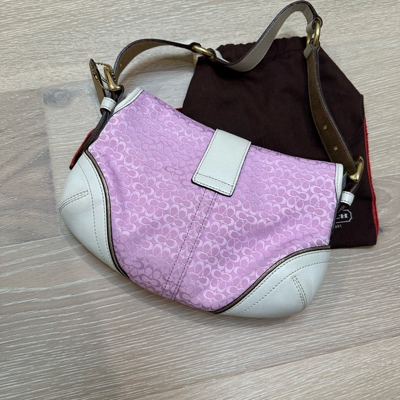 Coach Signature Soho Bag pink/gold purse - Picture 6 of 8